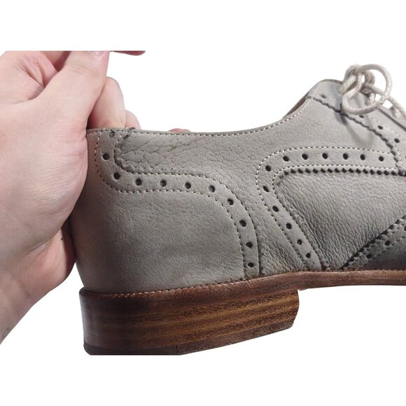 Harry\'s Of London Mens Gray Suede Wingtip Oxford Dress Shoes Sz EU 43 / … main image 4